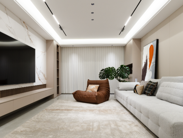 吊顶120㎡装修，装修灵感，现代简约风装修，旧房改造，老房改造，空间改造