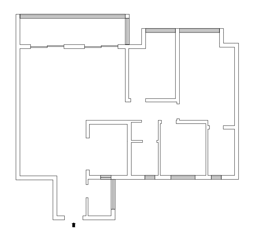 户型图 万科城森岛 141㎡ 意式轻奢