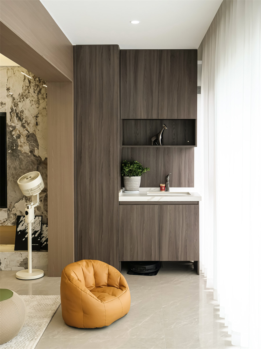 储物柜 万科城森岛 141㎡ 意式轻奢