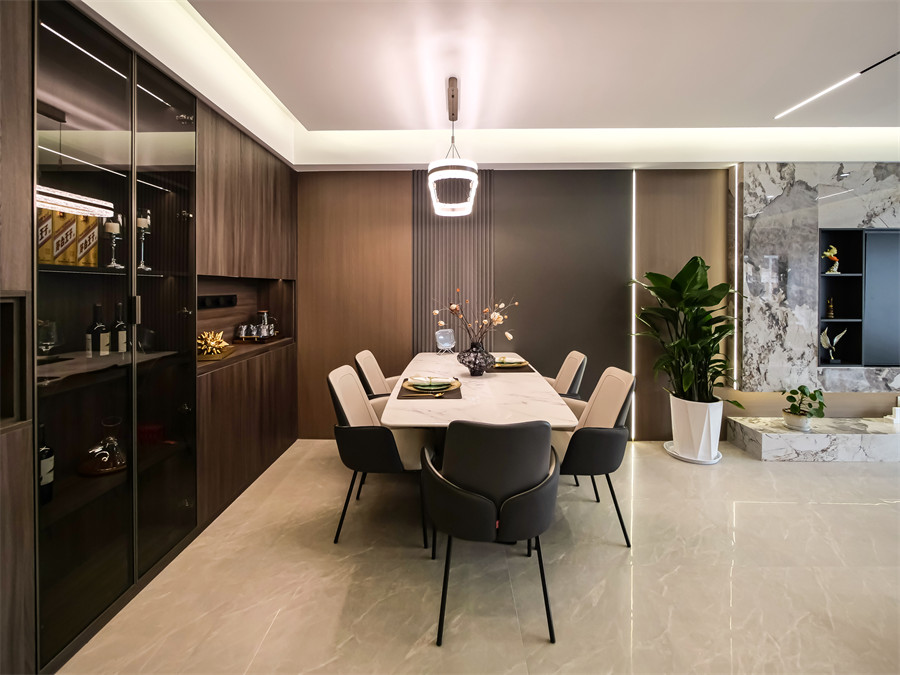 储物柜 万科城森岛 141㎡ 意式轻奢