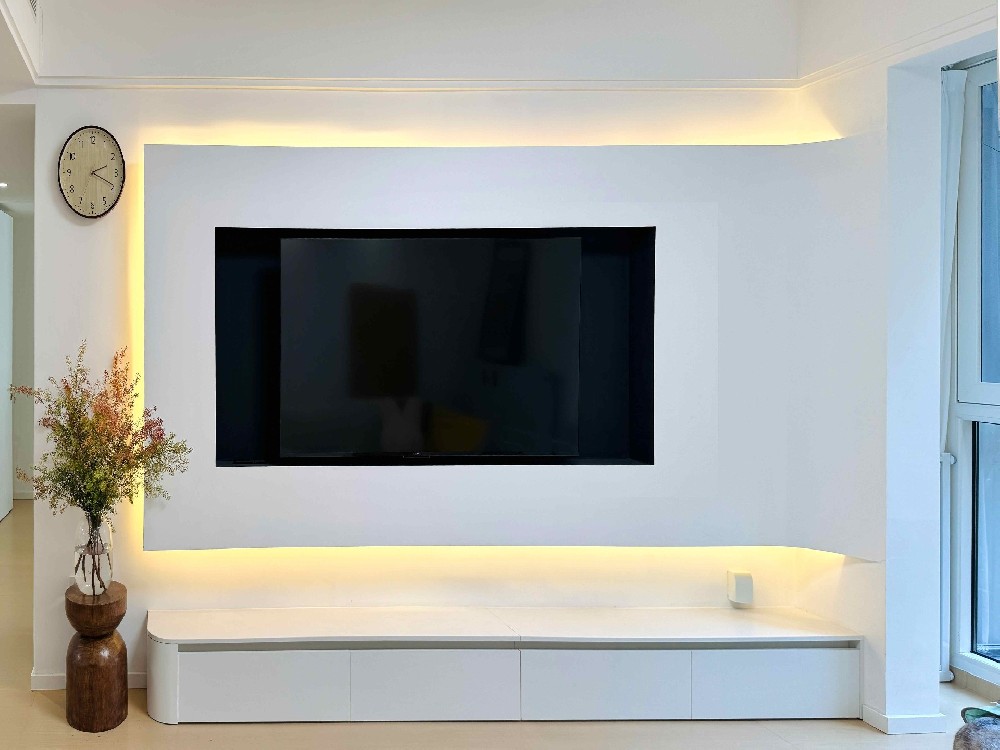 电视墙盛世东方奶油风格