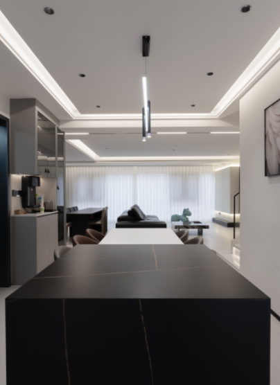 其他黑白灰装修，现代风装修，现代简约风装修，装修风格推荐，完工实景案例，户型改造