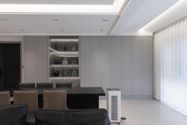 储物柜黑白灰装修，现代风装修，现代简约风装修，装修风格推荐，完工实景案例，户型改造