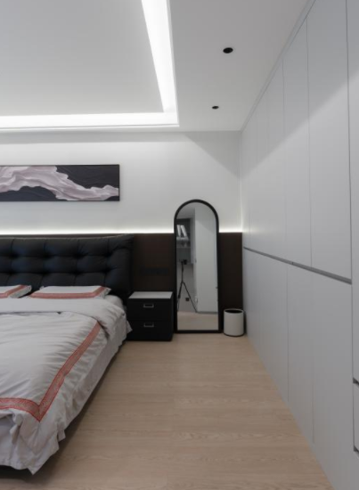 衣柜黑白灰装修，现代风装修，现代简约风装修，装修风格推荐，完工实景案例，户型改造