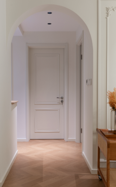 吊顶法式奶油风装修，装修实景案例，完工案例，装修灵感，装修风格设计，三居室装修设计