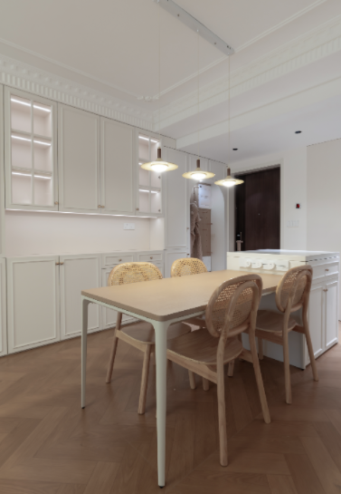 其他法式奶油风装修，装修实景案例，完工案例，装修灵感，装修风格设计，三居室装修设计