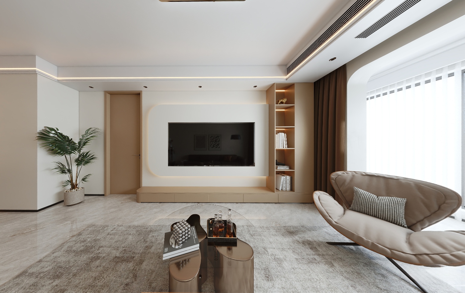 电视墙东湖ONE意式轻奢