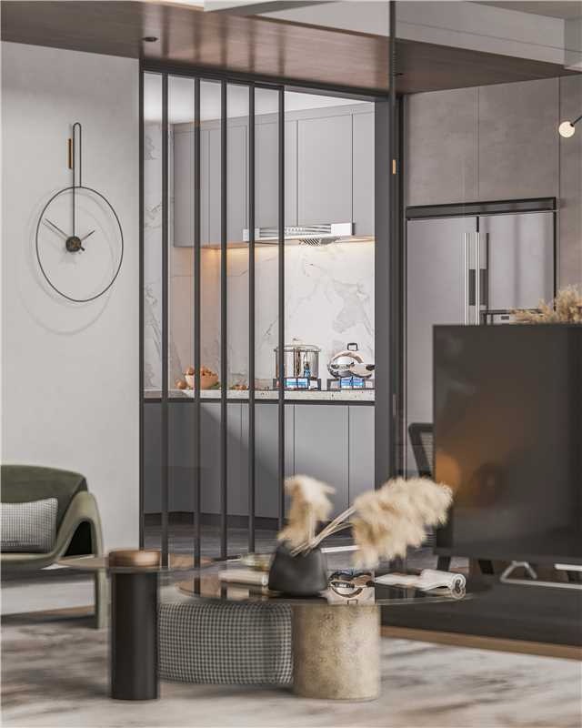 隔断柜恒大未来城 现代轻奢 韩磊