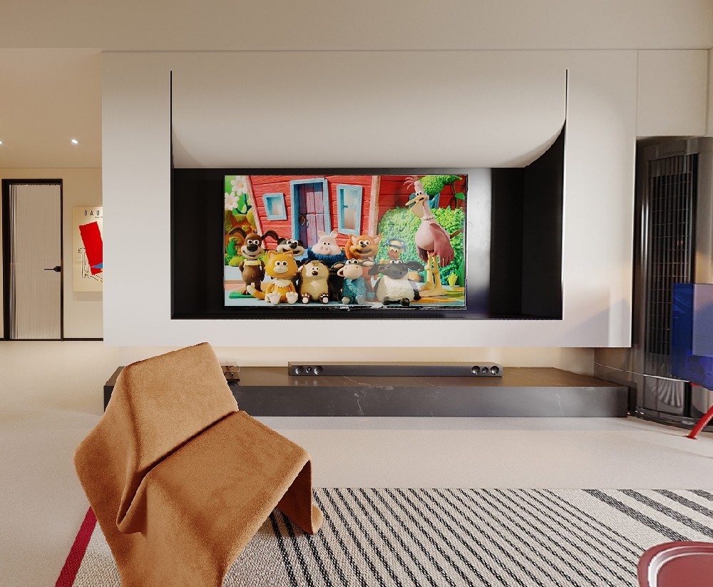 电视墙福星华府现代多巴胺